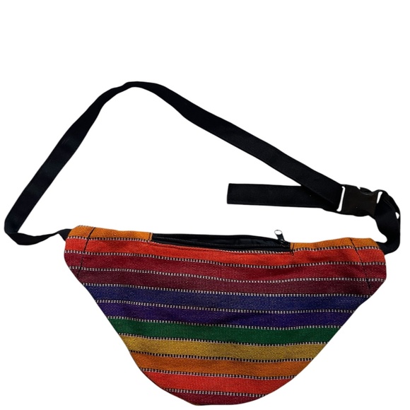 Rainbow Multicolored Stripe Fanny Pack - Picture 2 of 2
